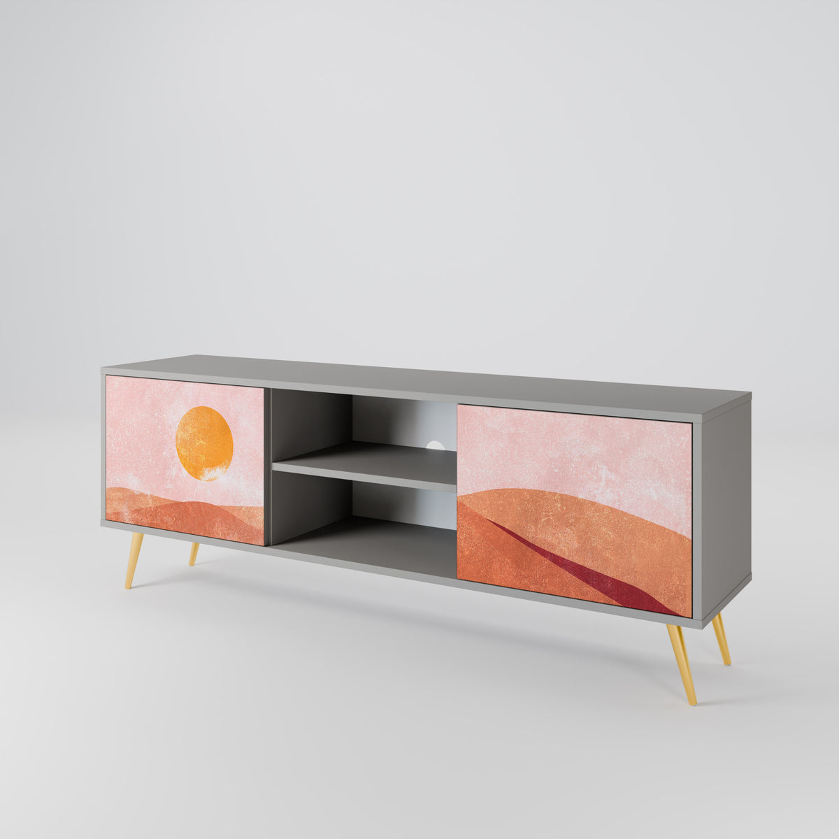 LUMINOUS SUNLIGHT 2-Door TV Cabinet