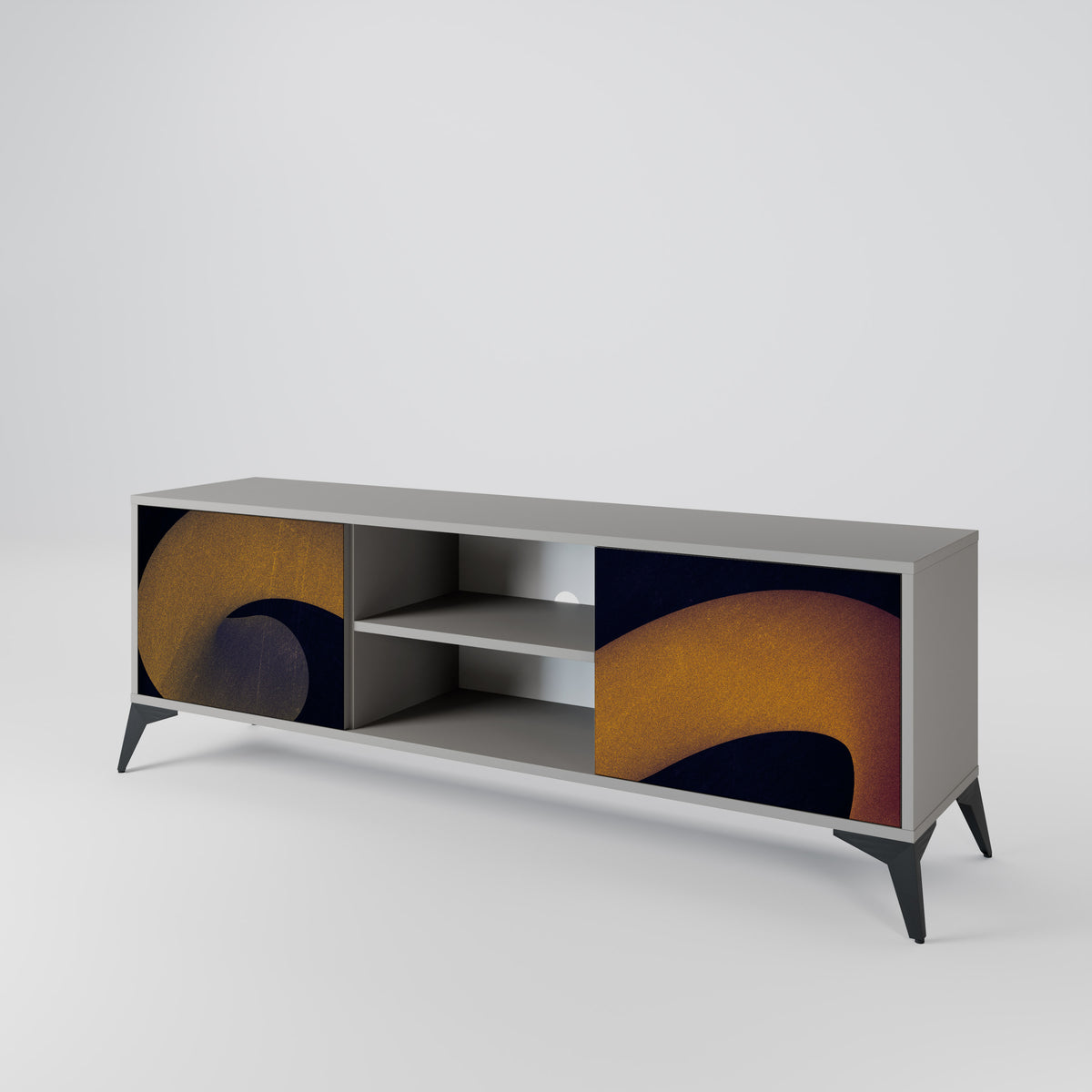 HOLLOW TIME 2-Door TV Cabinet