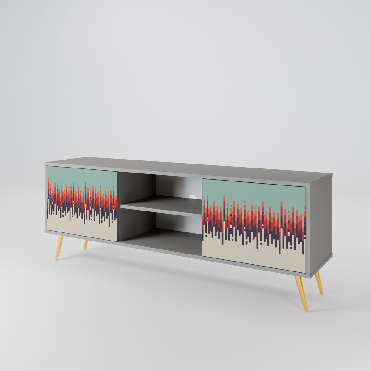 CHROMA CONTOURS 2-Door TV Cabinet