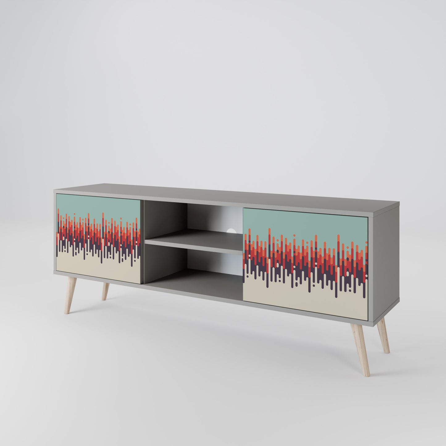 CHROMA CONTOURS 2-Door TV Cabinet