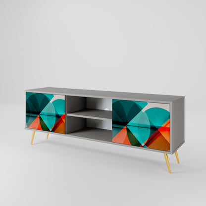 CIRCULAR RHAPSODY 2-Door TV Cabinet