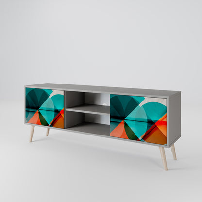 CIRCULAR RHAPSODY 2-Door TV Cabinet