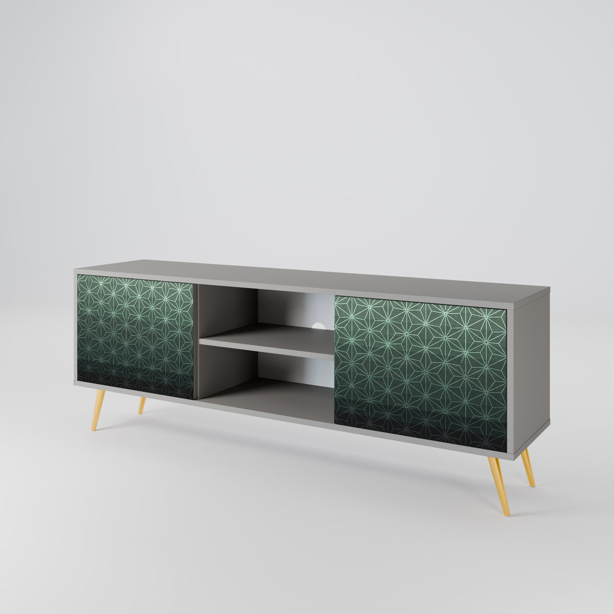 ORNAMENTAL GLIMMER 2-Door TV Cabinet