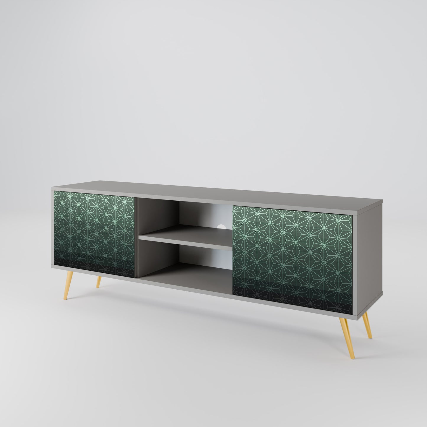 ORNAMENTAL GLIMMER 2-Door TV Cabinet