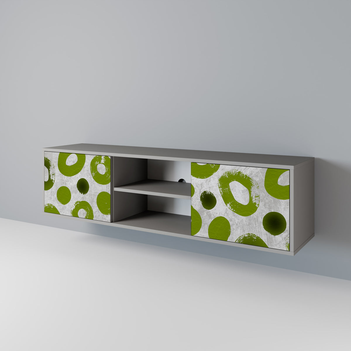 GREEN RHAPSODY 2-Door TV Cabinet