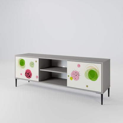 COLORFUL COSMOS 2-Door TV Cabinet