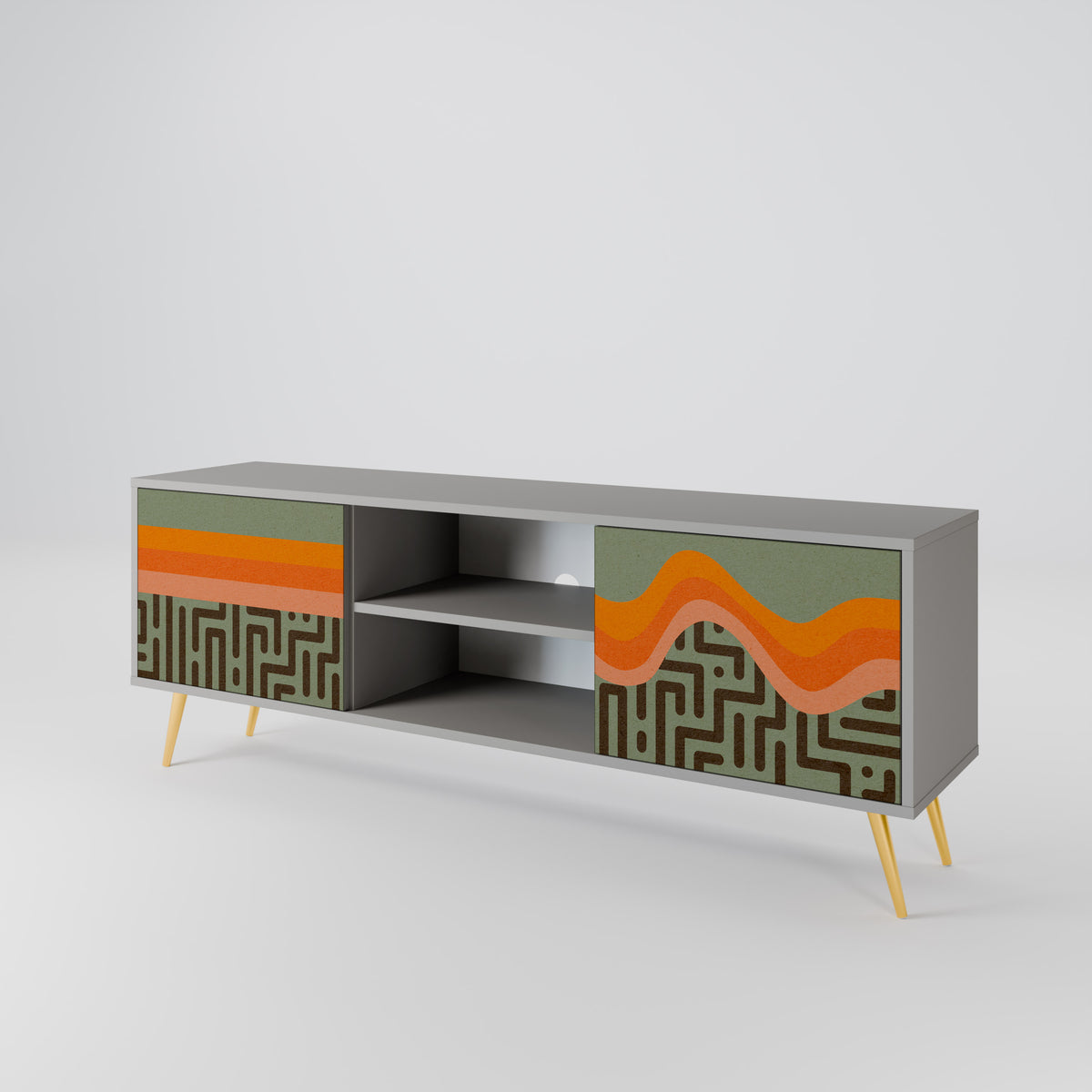 SIMPLE SOLUTIONS 2-Door TV Cabinet
