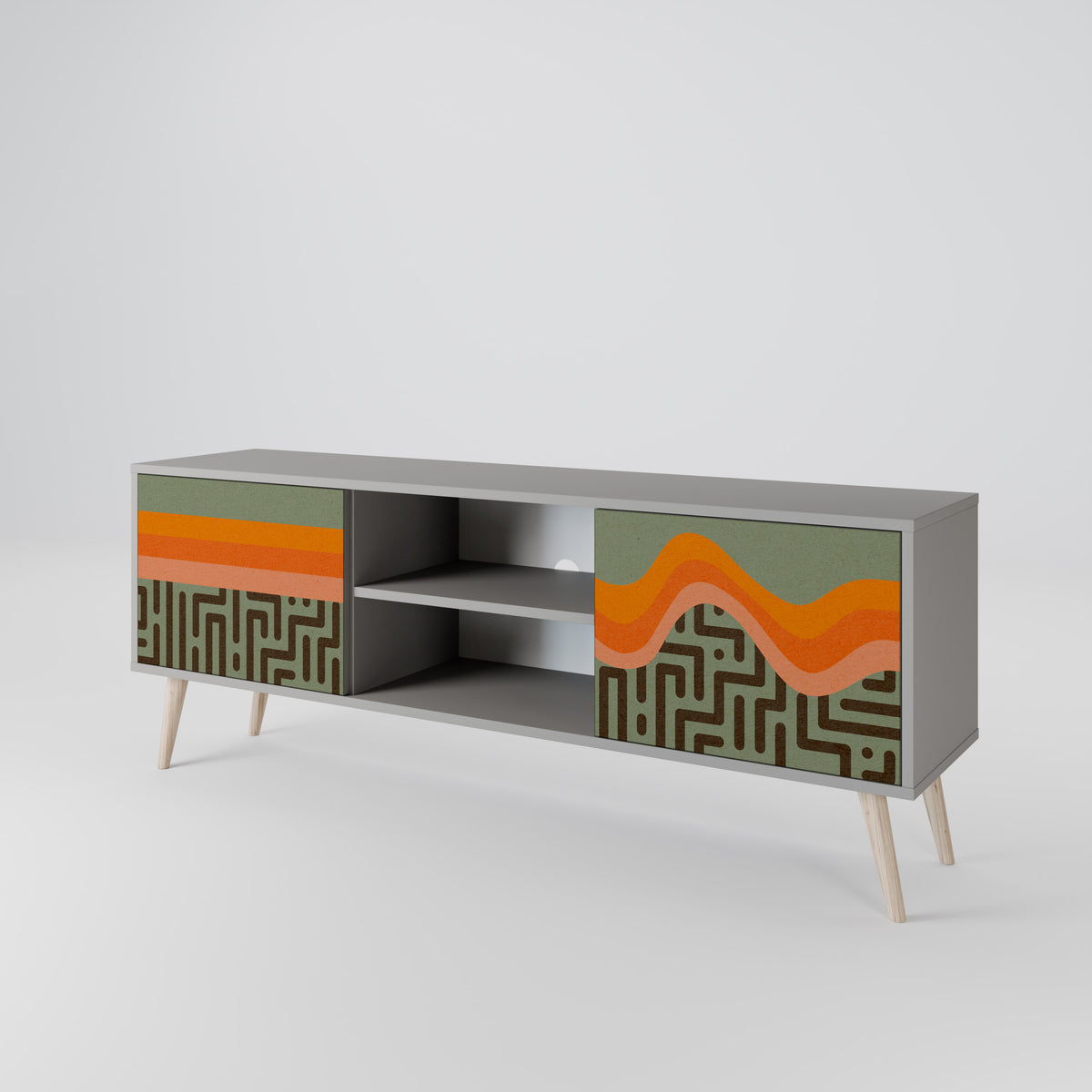 SIMPLE SOLUTIONS 2-Door TV Cabinet