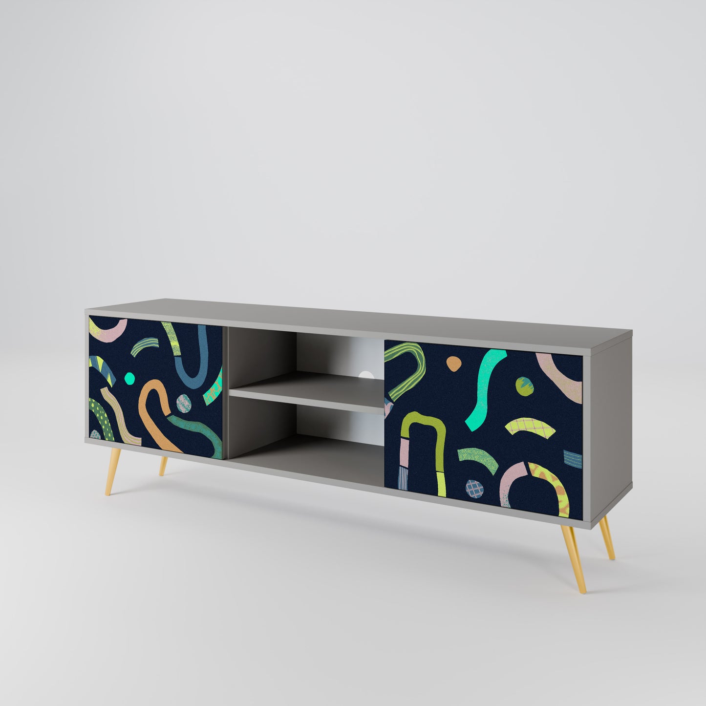 CONTRAST DANCE 2-Door TV Cabinet