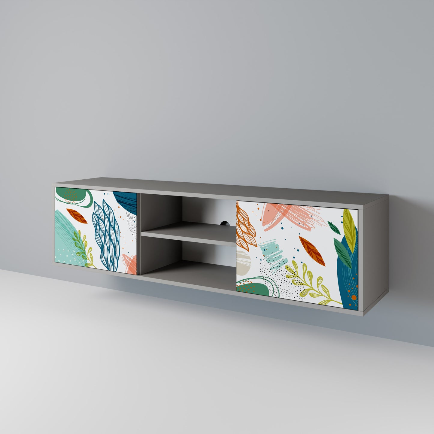 BOTANICAL HURRICANE 2-Door TV Cabinet