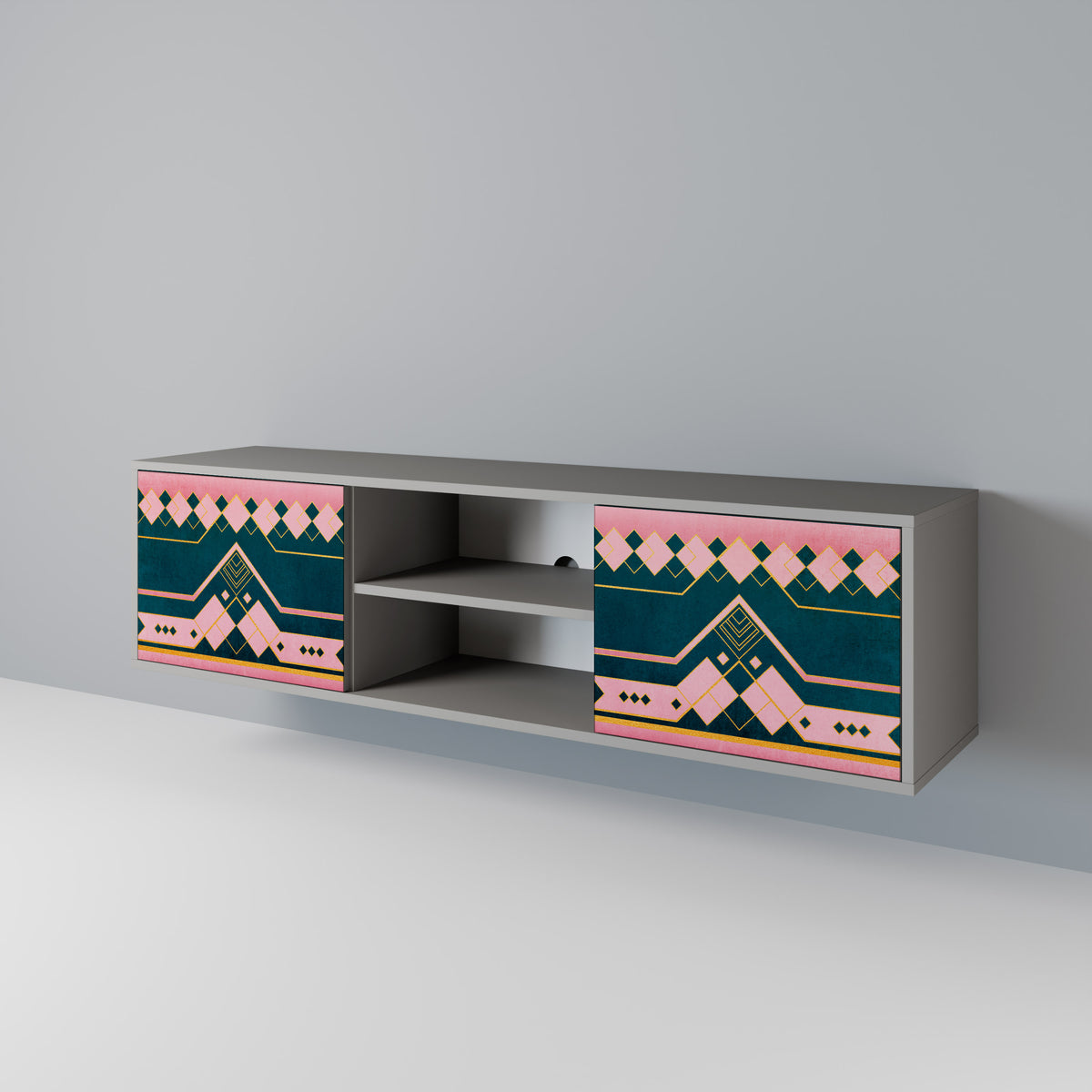 ROYAL COMPOSITION 2-Door TV Cabinet