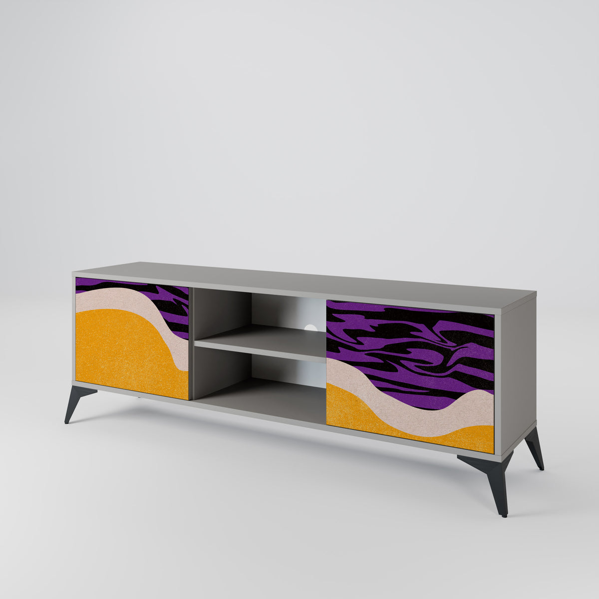 INDEPENDENT BORDER 2-Door TV Cabinet