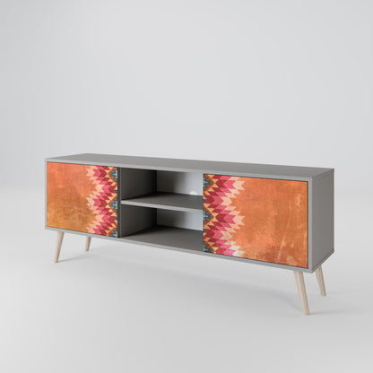 INDIAN FOLK 2-Door TV Cabinet
