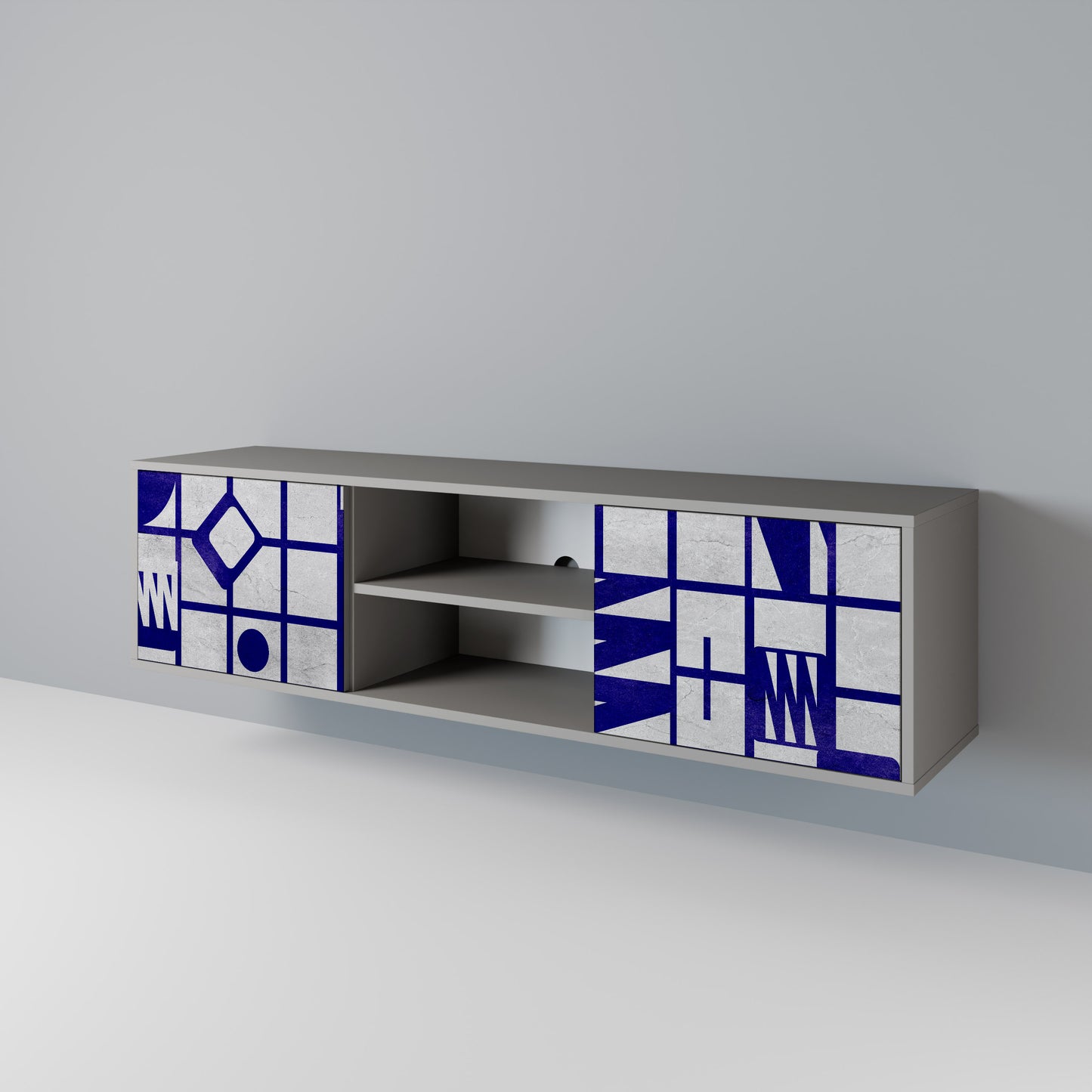 THE RIGHT PLACES 2-Door TV Cabinet