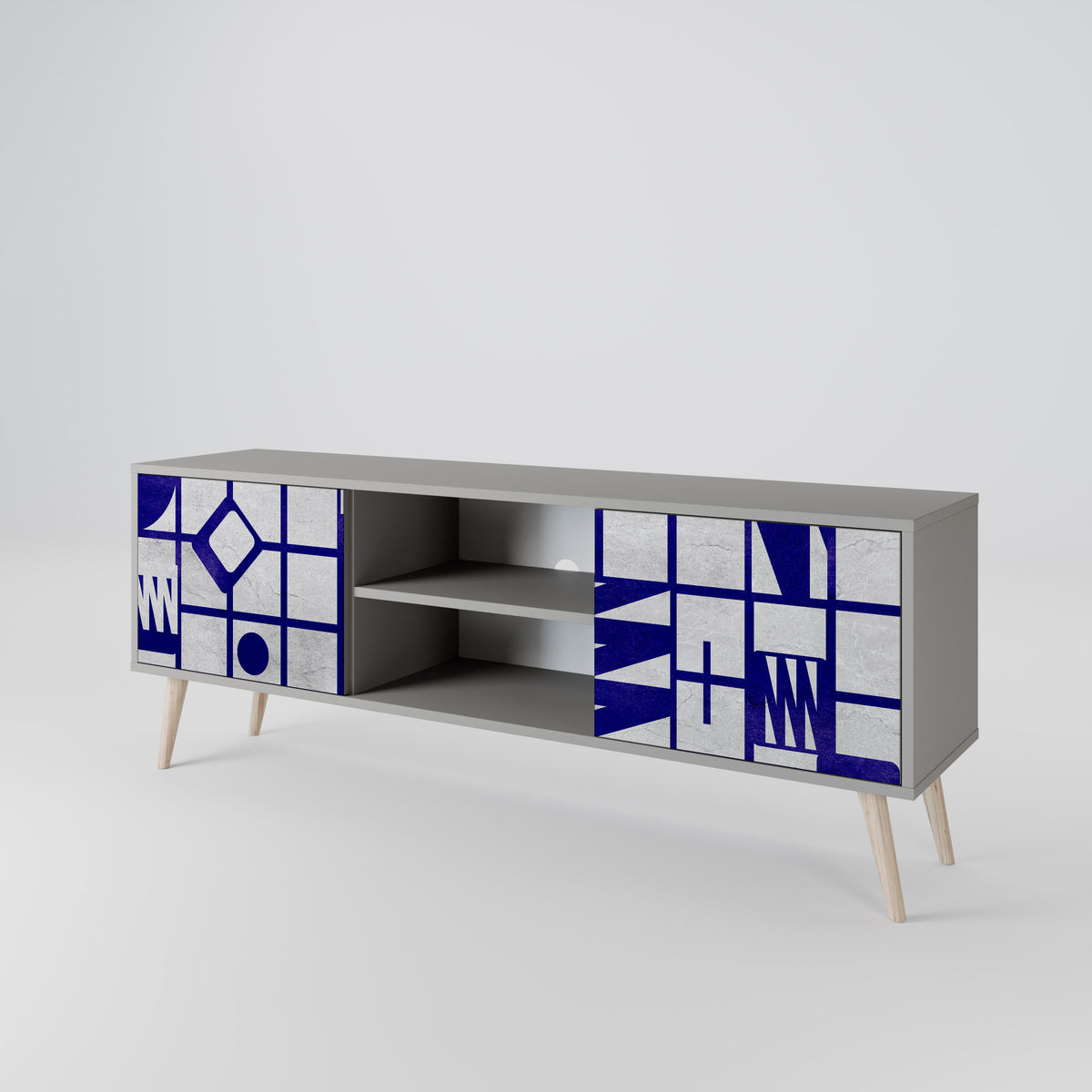 THE RIGHT PLACES 2-Door TV Cabinet