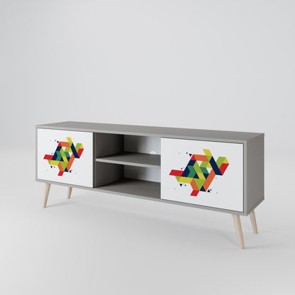 FUTURE SIGN 2-Door TV Cabinet
