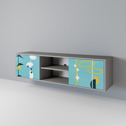 PATHS TO HAPPINESS 2-Door TV Cabinet