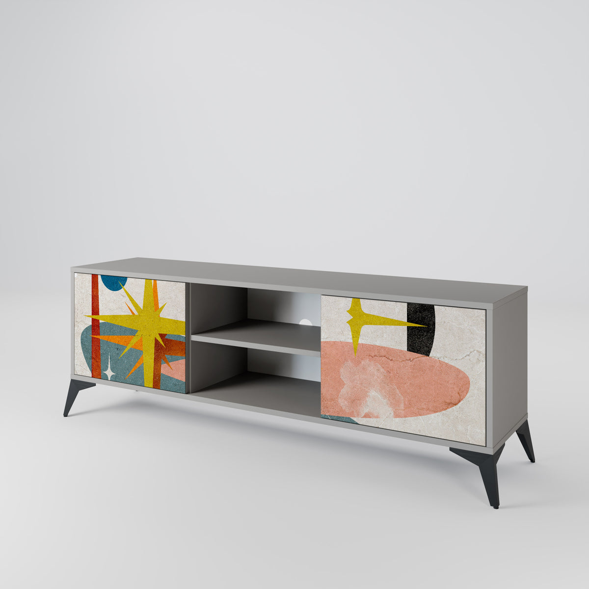 INTERSTELLAR VIBES 2-Door TV Cabinet