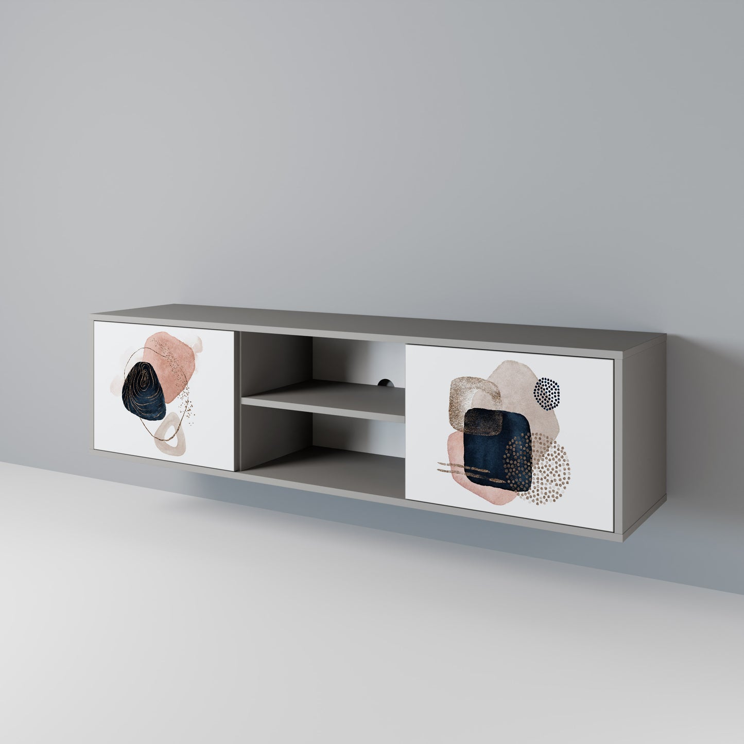 COLORFUL SHAPES 2-Door TV Cabinet