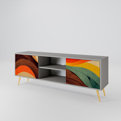 COLORFUL STRANDS 2-Door TV Cabinet