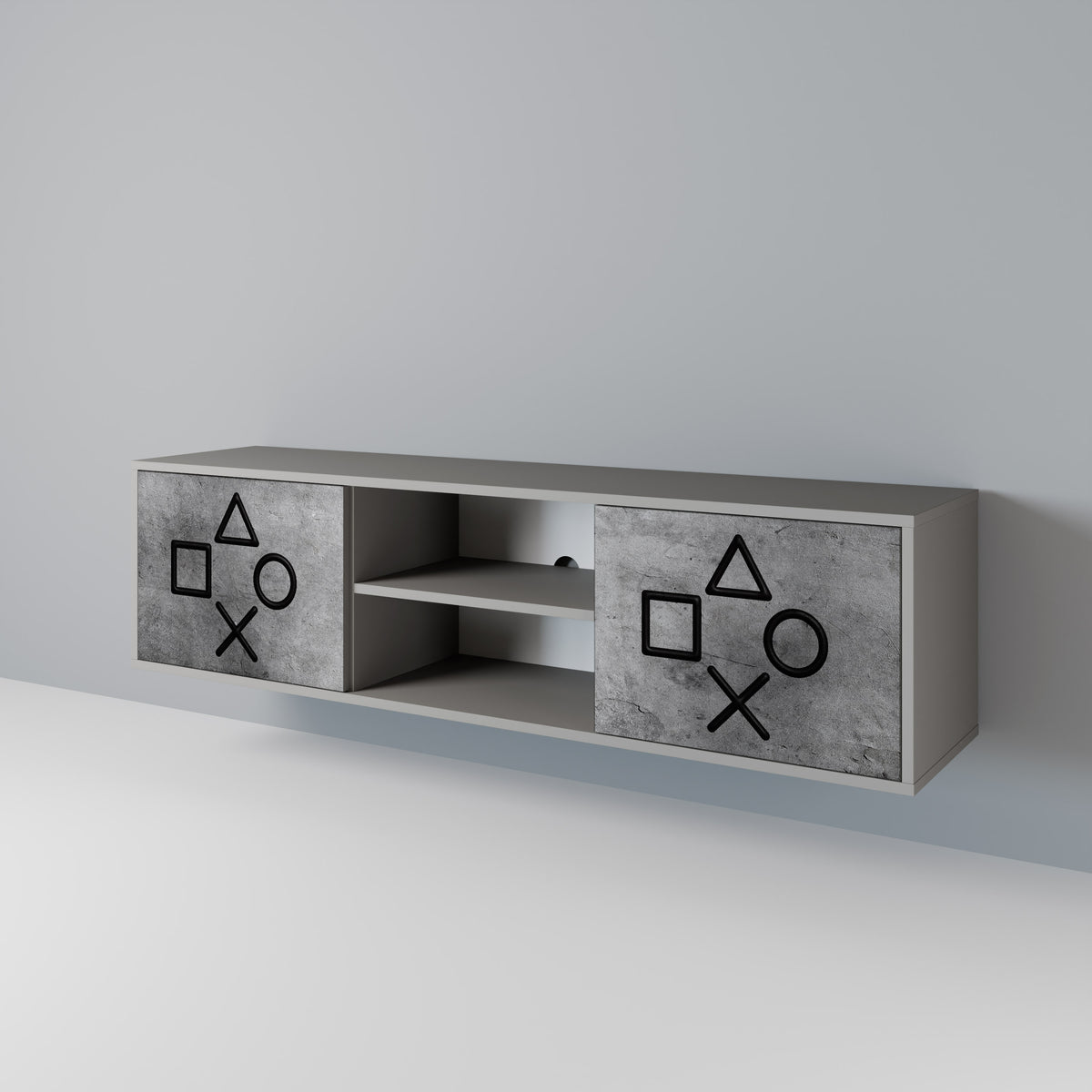 GAMER CHOICE 2-Door TV Cabinet