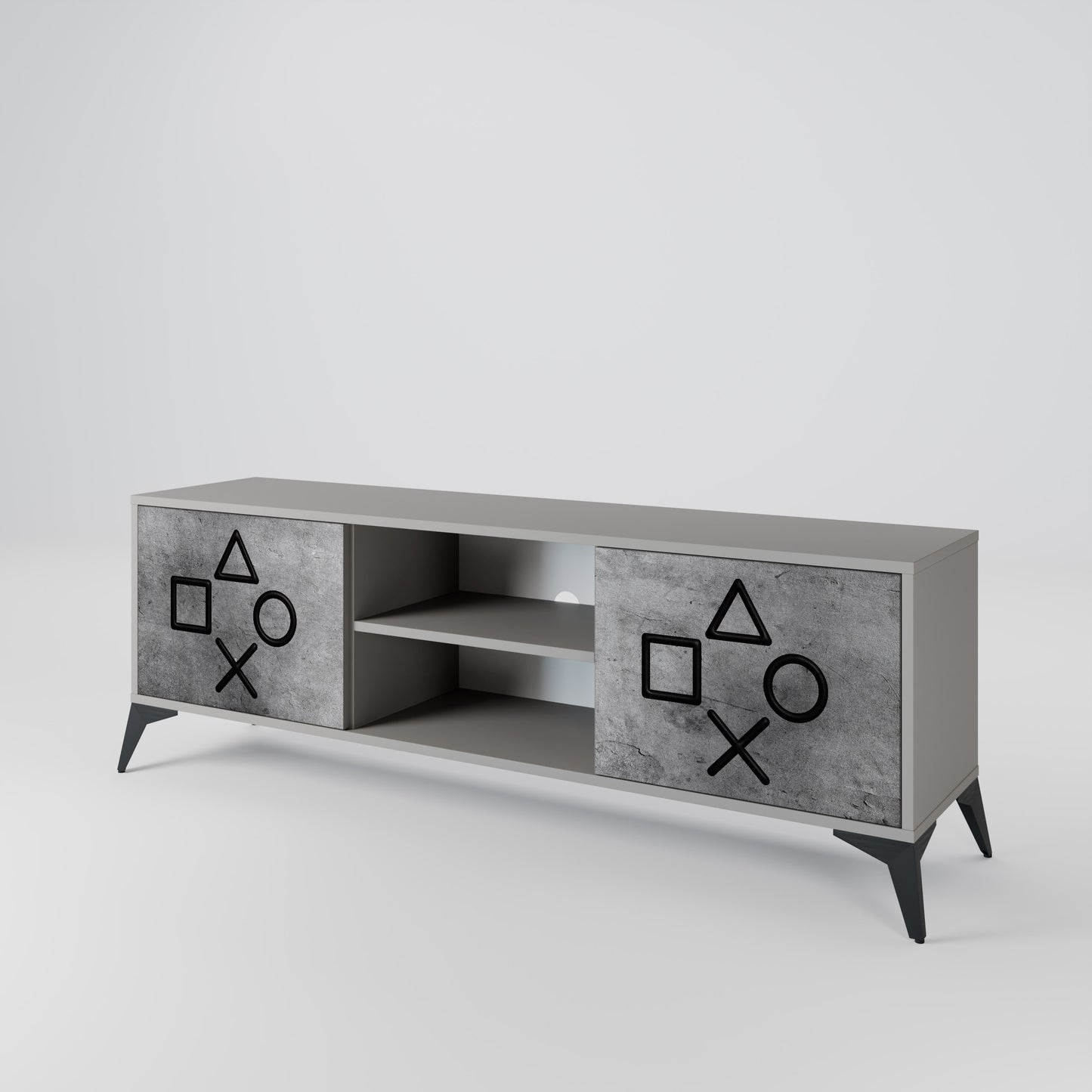 GAMER CHOICE 2-Door TV Cabinet