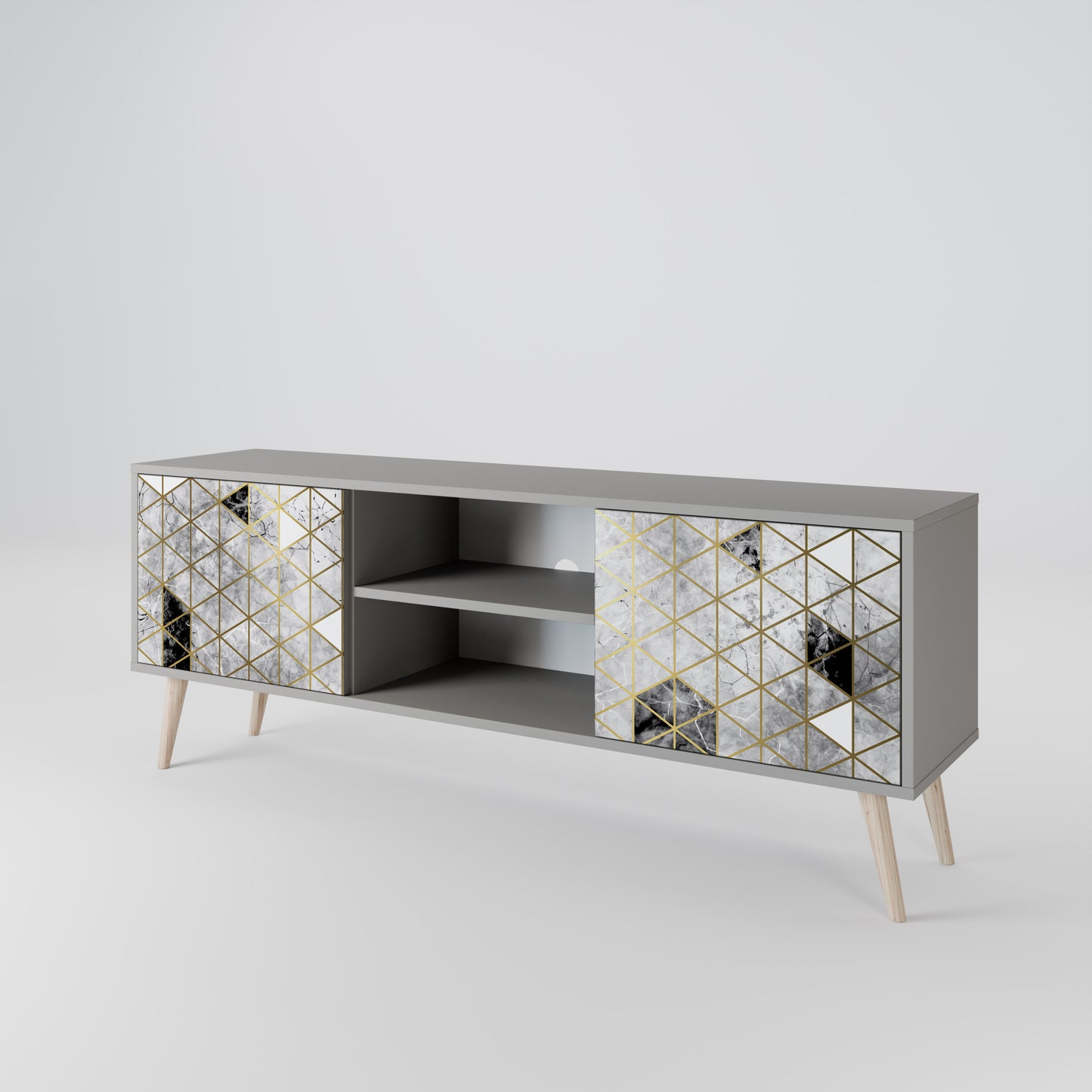 ASHEN ARIA 2-Door TV Cabinet