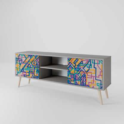 MEMORIES MAP 2-Door TV Cabinet