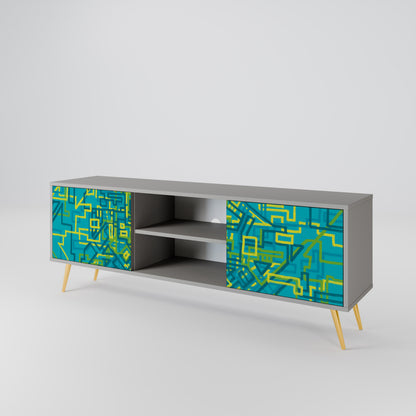 NOSTALGIC MEMORIES 2-Door TV Cabinet