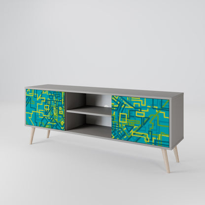 NOSTALGIC MEMORIES 2-Door TV Cabinet
