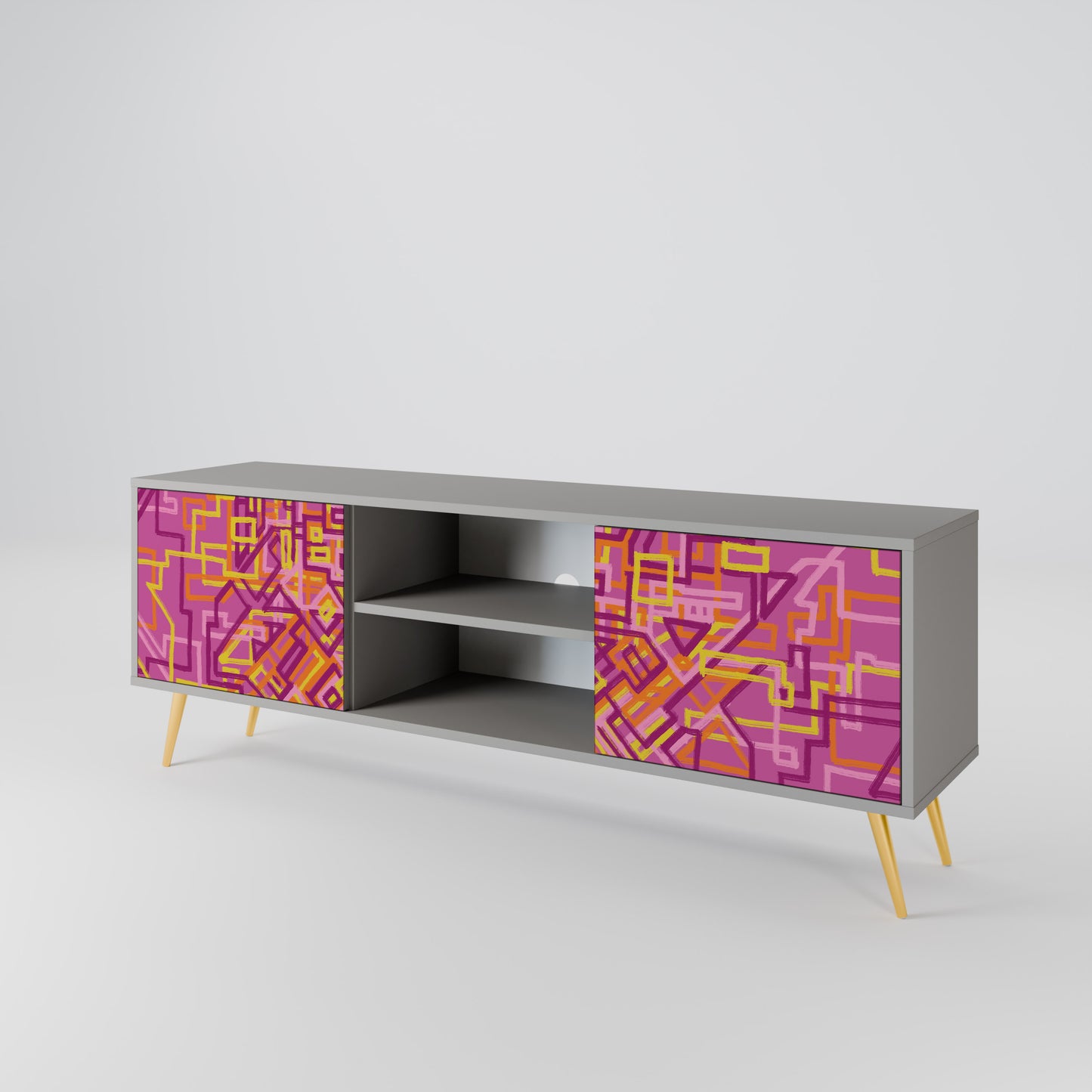 LOVELY MEMORIES 2-Door TV Cabinet