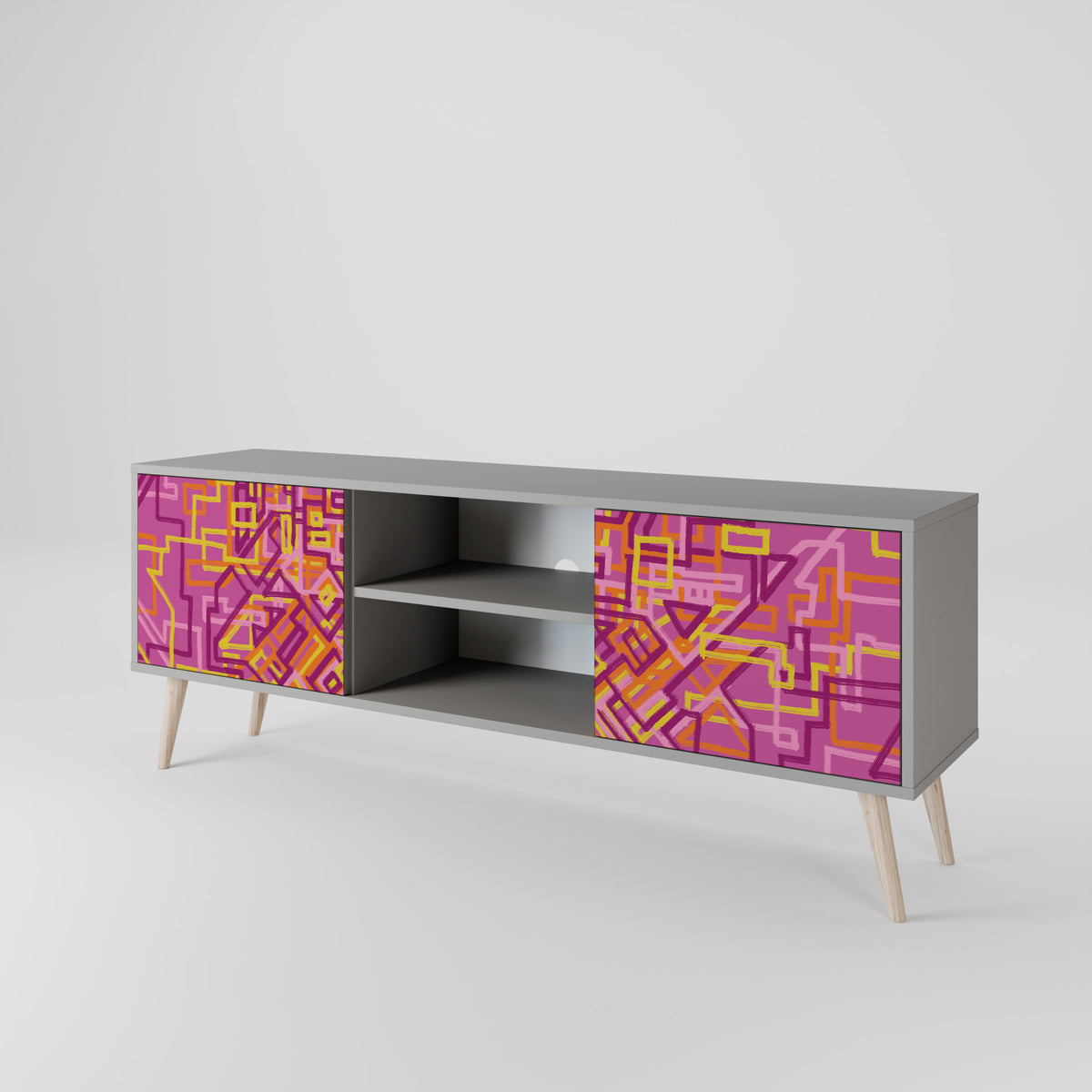 LOVELY MEMORIES 2-Door TV Cabinet