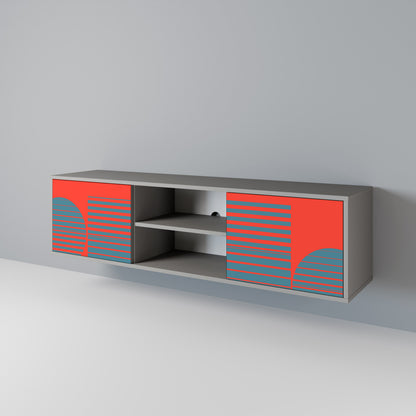 RISING GEOMETRY STARS 2-Door TV Cabinet