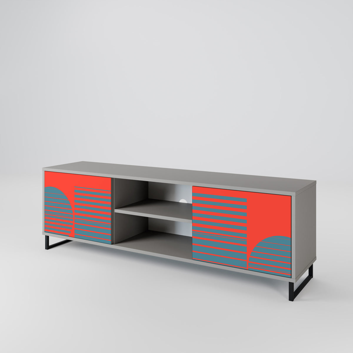RISING GEOMETRY STARS 2-Door TV Cabinet