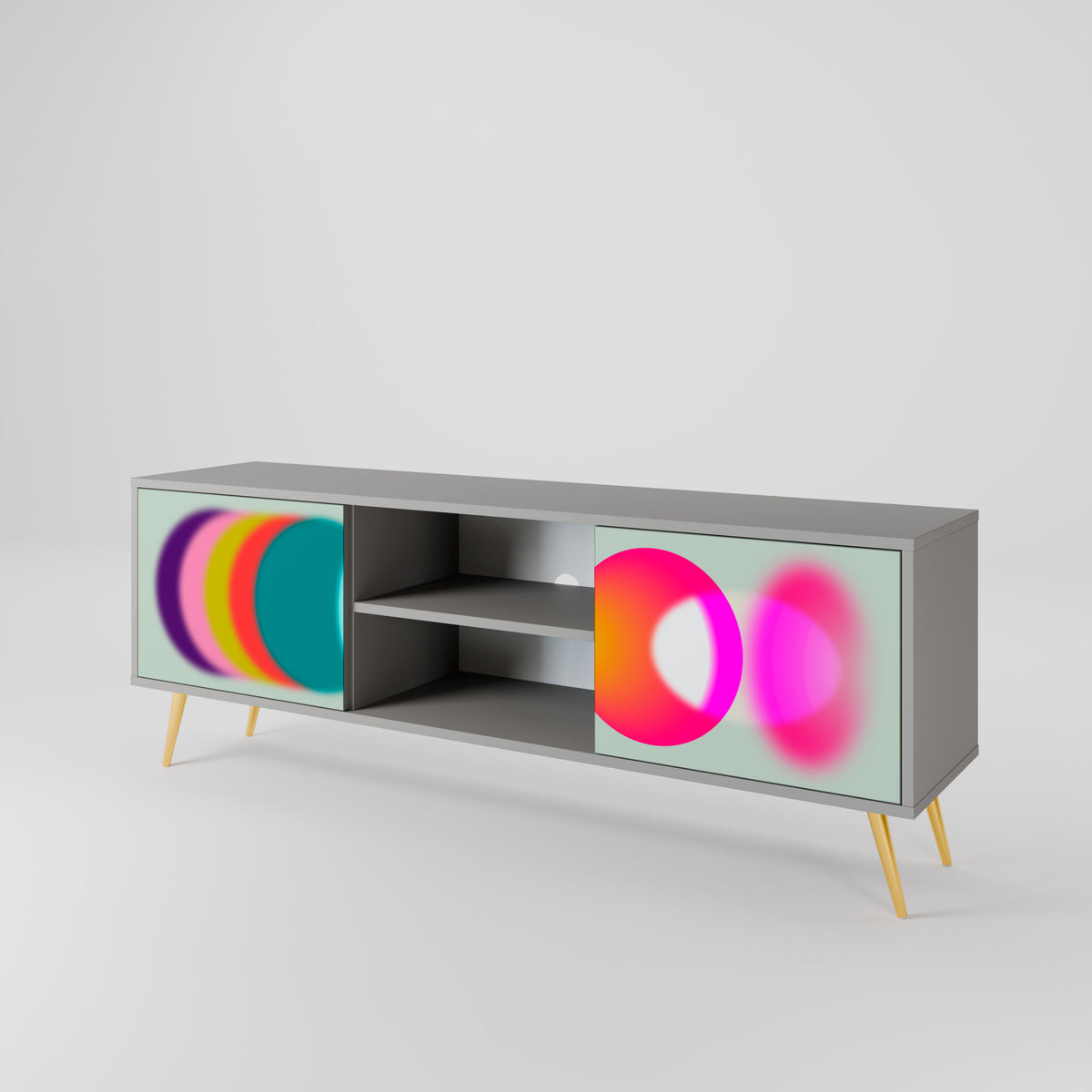 SYMPHONY OF COLORS 2-Door TV Cabinet