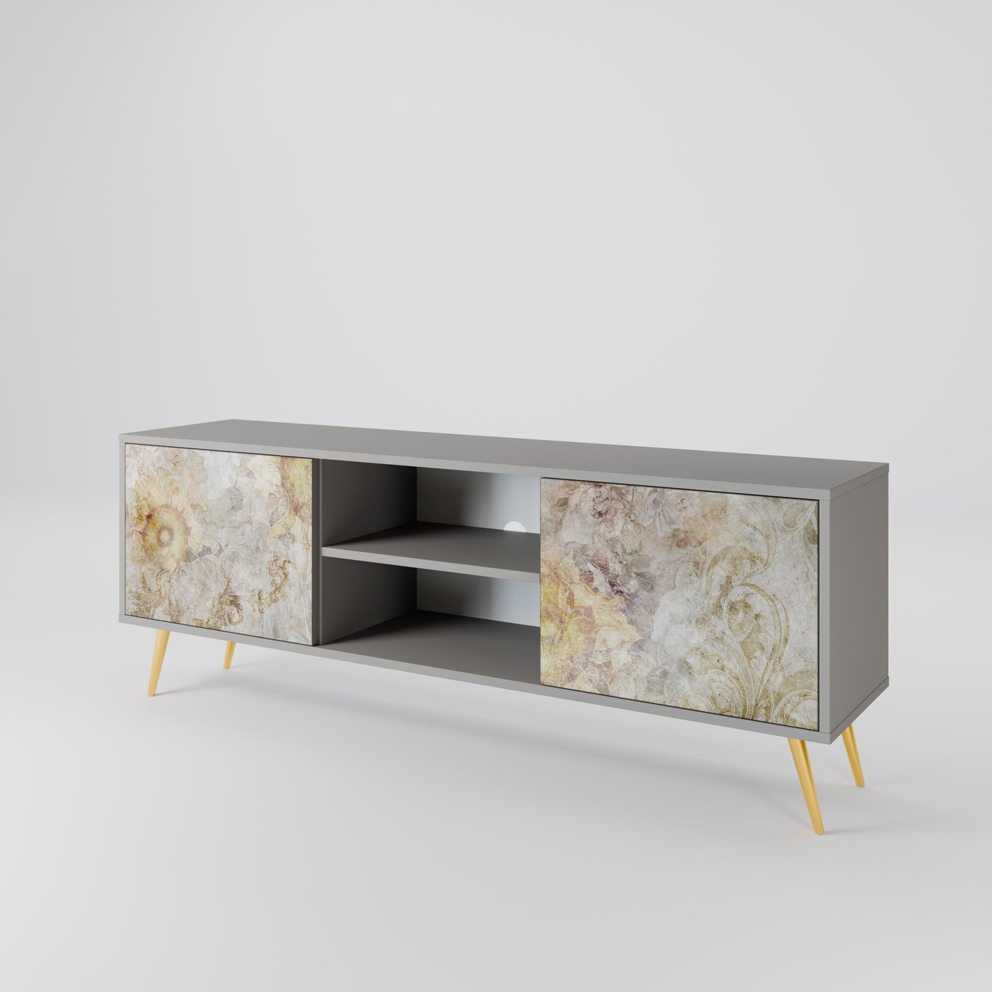 SUNFLOWER BLUR 2-Door TV Cabinet