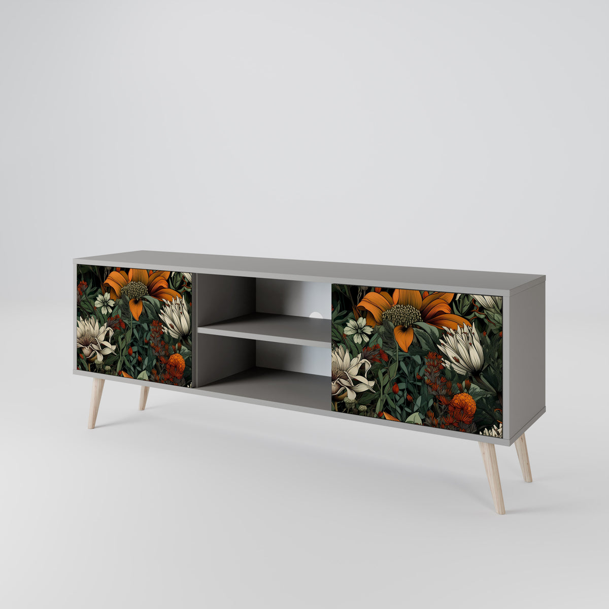 MIDNIGHT SPROUT 2-Door TV Cabinet