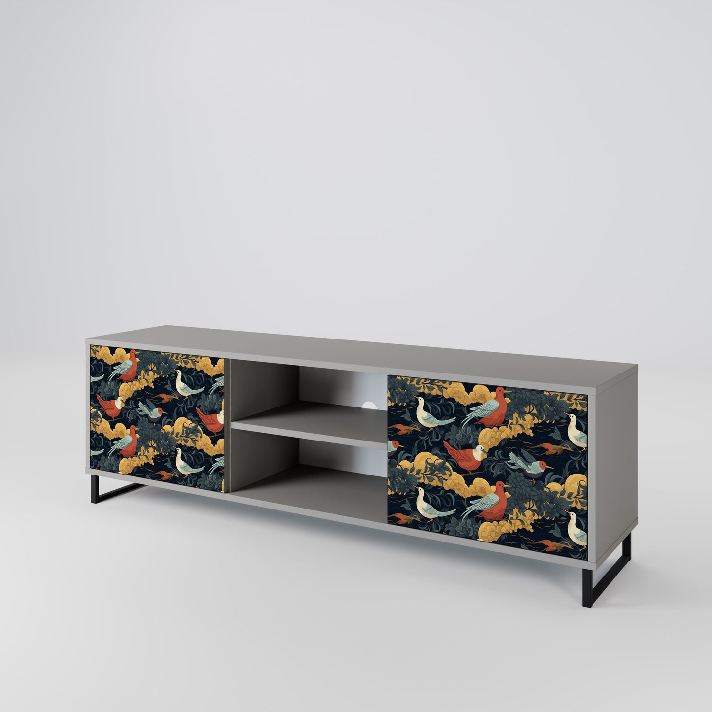 FOWLY DAZE 2-Door TV Cabinet