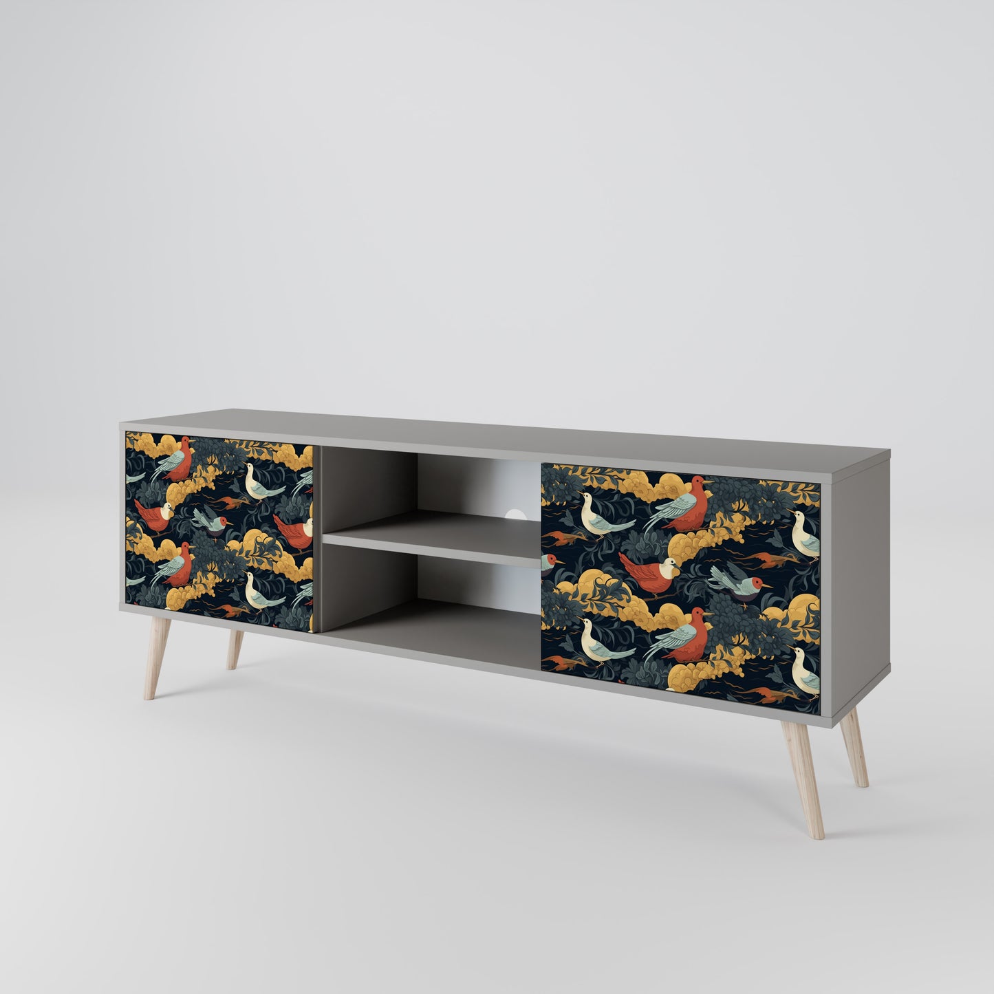 FOWLY DAZE 2-Door TV Cabinet