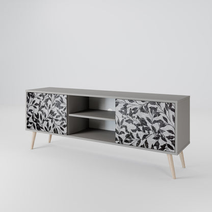 CHARCOAL SPROUT 2-Door TV Cabinet