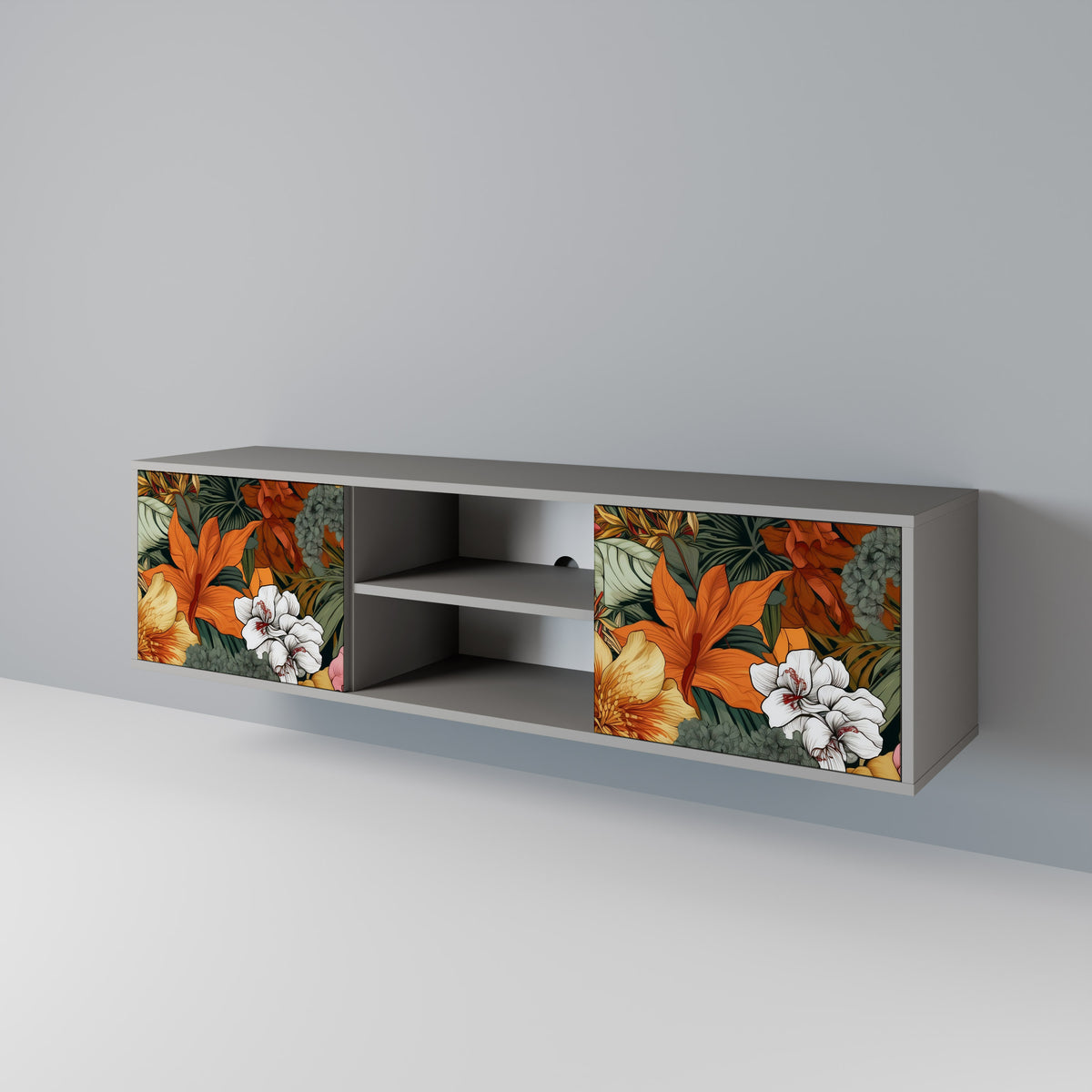 RADIANT FLORA 2-Door TV Cabinet