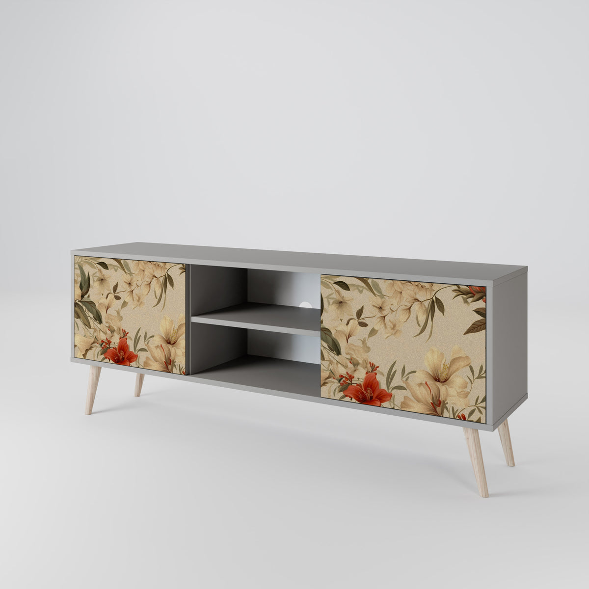 BLOOMING HARMONY 2-Door TV Cabinet
