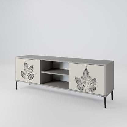 LEAFY STAMPS 2-Door TV Cabinet
