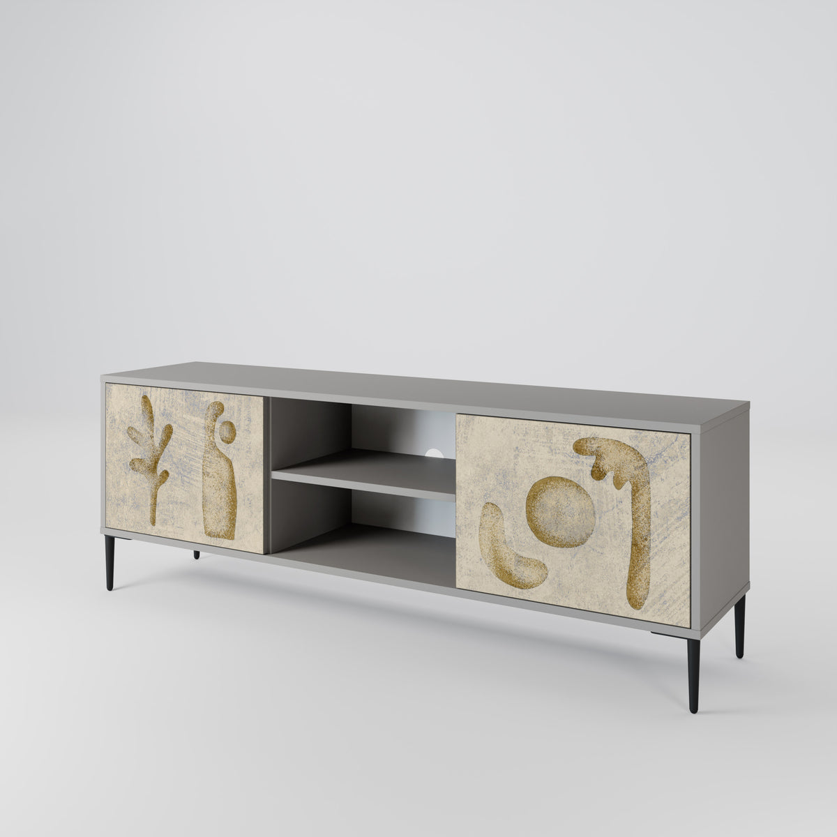 SAND SCULPTURES 2-Door TV Cabinet
