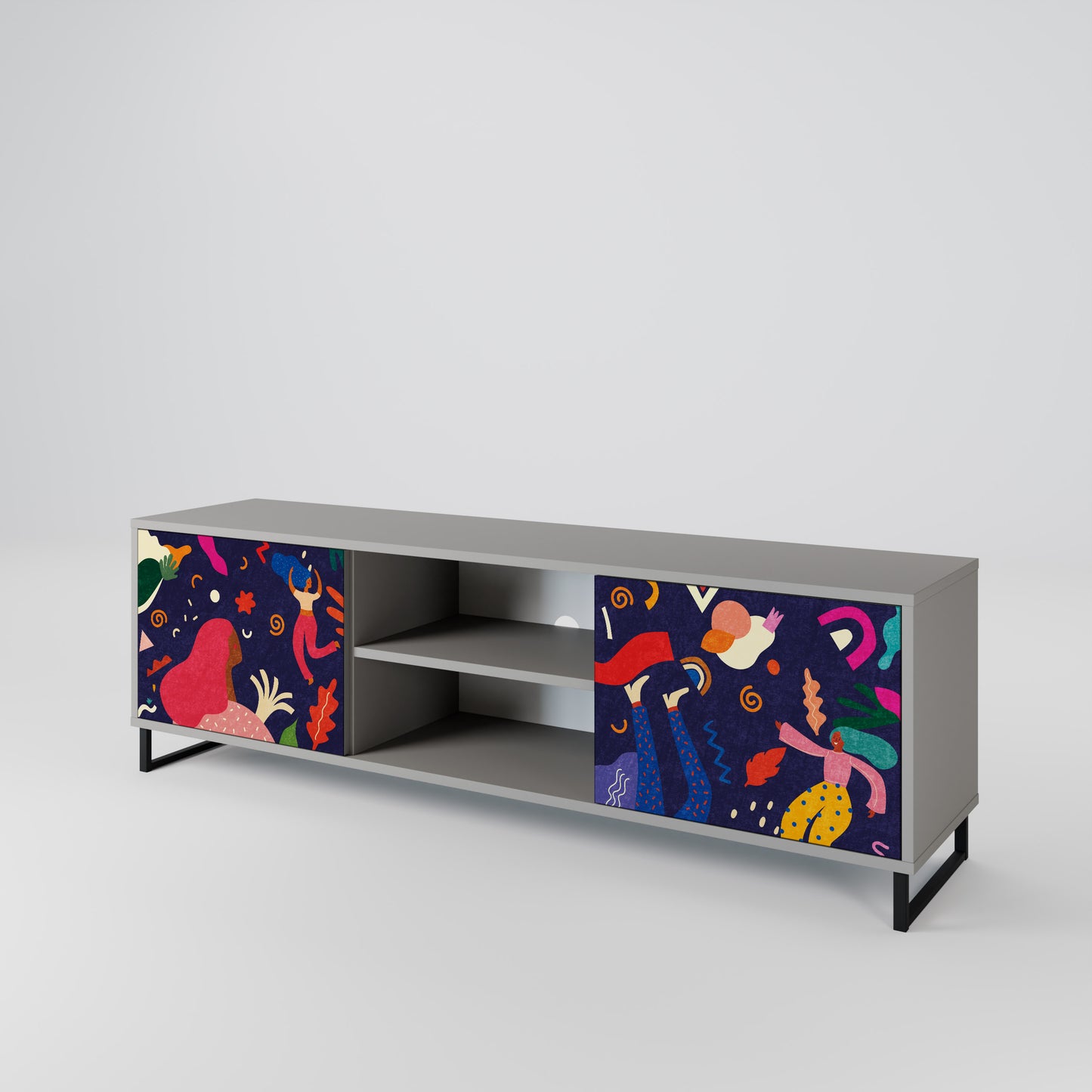 FESTIVE PLEASURES 2-Door TV Cabinet