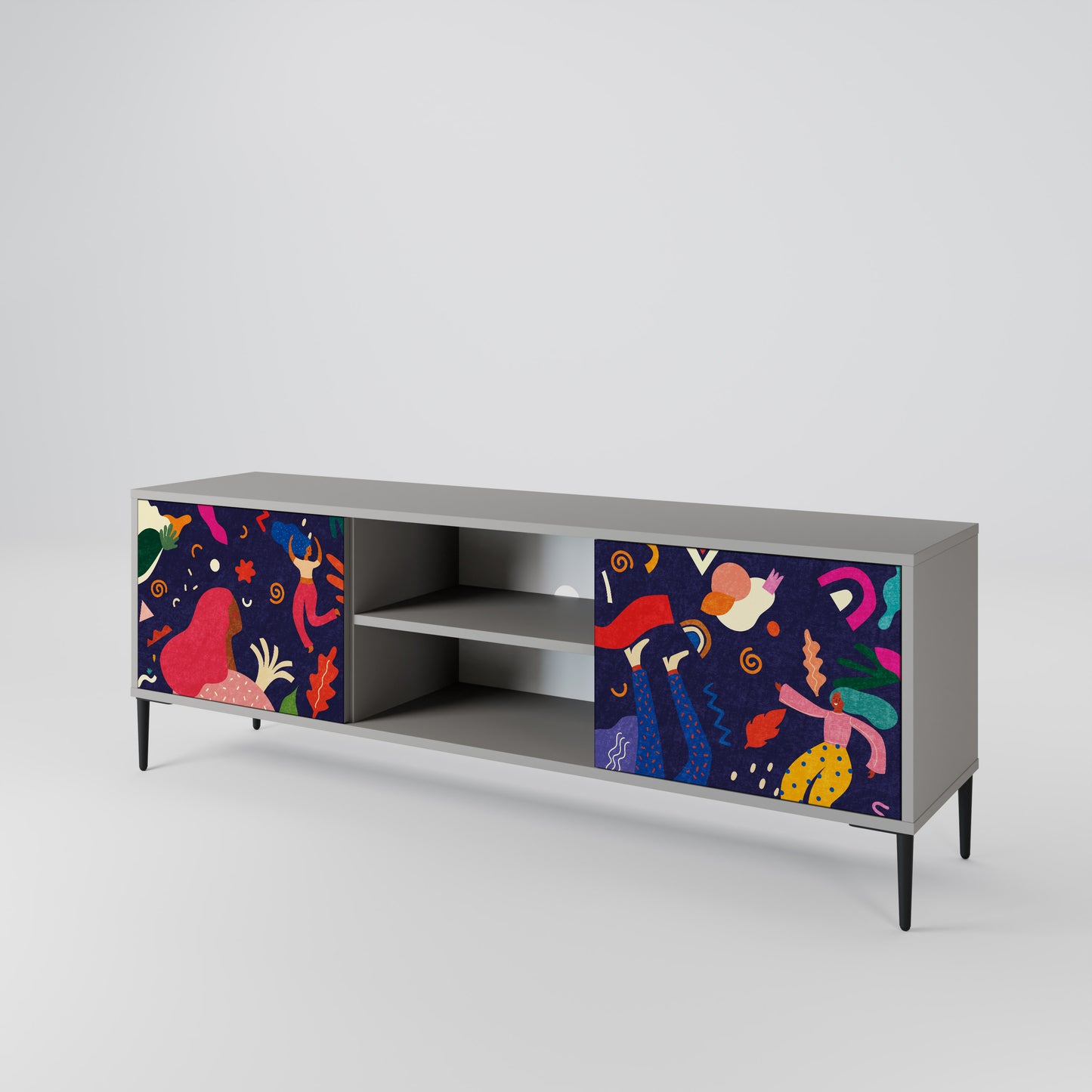 FESTIVE PLEASURES 2-Door TV Cabinet