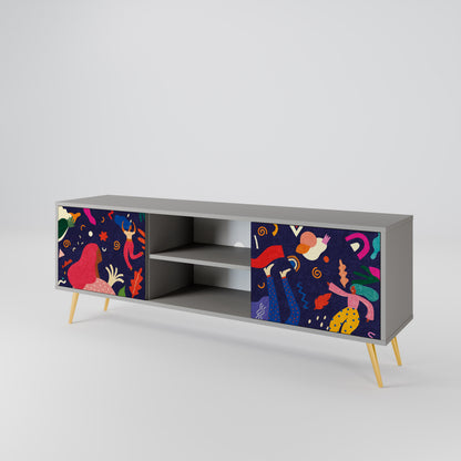 FESTIVE PLEASURES 2-Door TV Cabinet