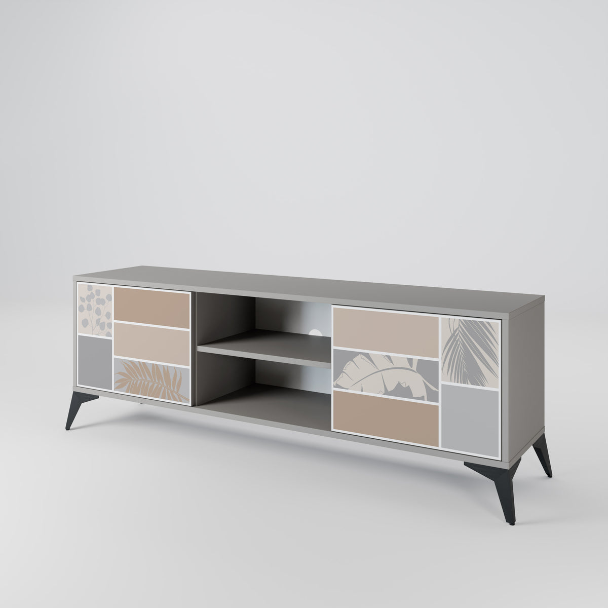 TROPICAL SHAPES 2-Door TV Cabinet