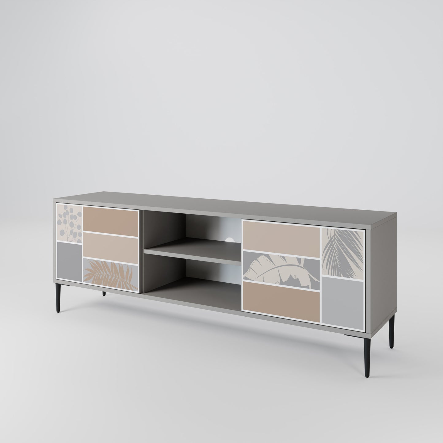 TROPICAL SHAPES 2-Door TV Cabinet