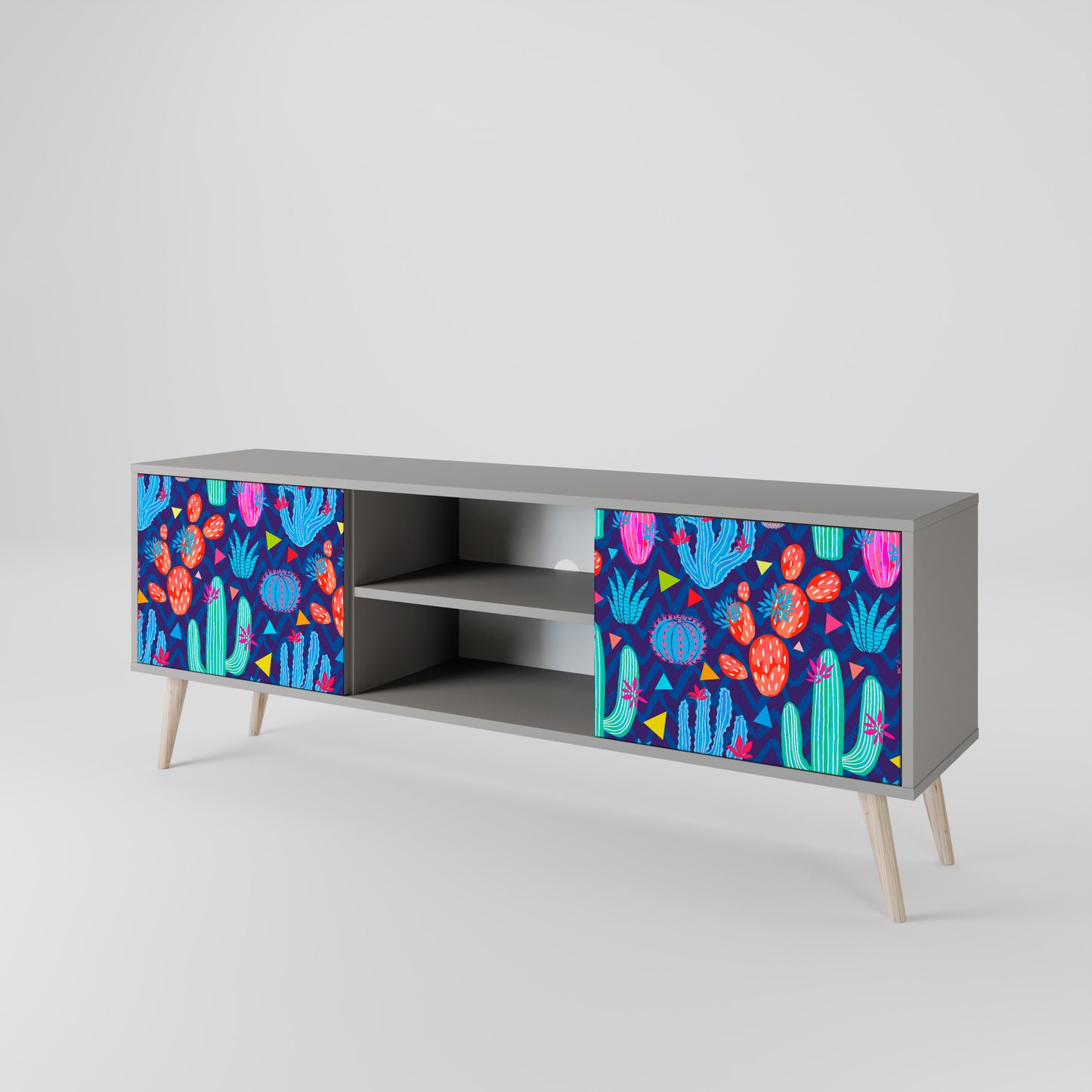 CACTUS VIBES 2-Door TV Cabinet